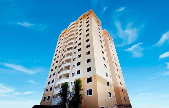 Fachada do Ed. Maison Helenè, empreendimento entregue pela Costa Tressoldi no Jardim Satélite